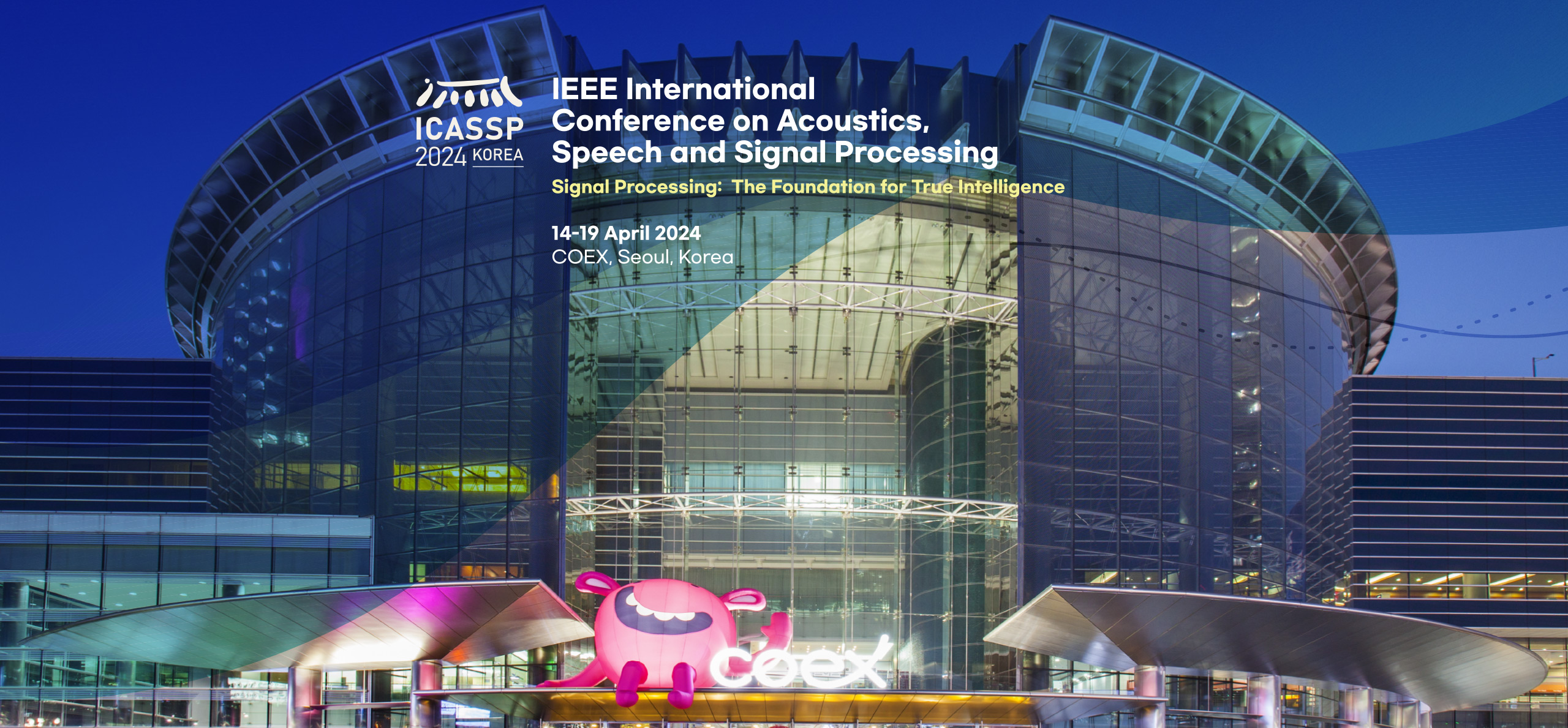 Get to COEX 2024 IEEE International Conference on Acoustics, Speech